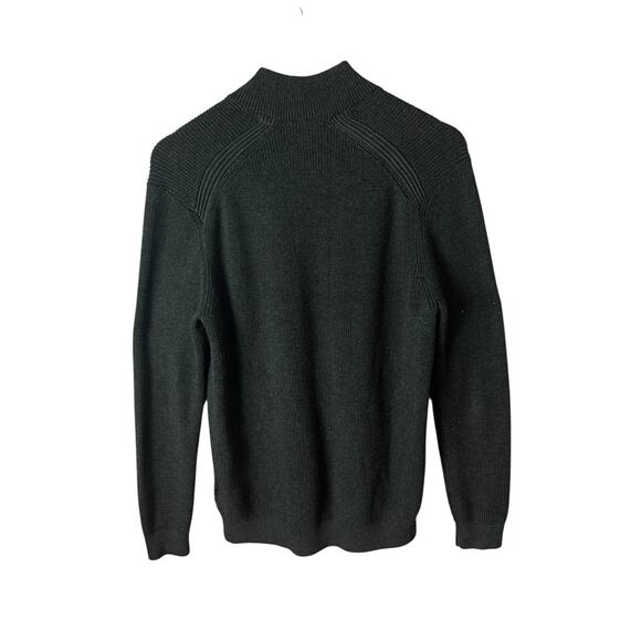 Ted Baker London Half-Zip Funnel Neck Rib Knit Sweater, Men’s Size 4 (L) - Picture 2 of 9
